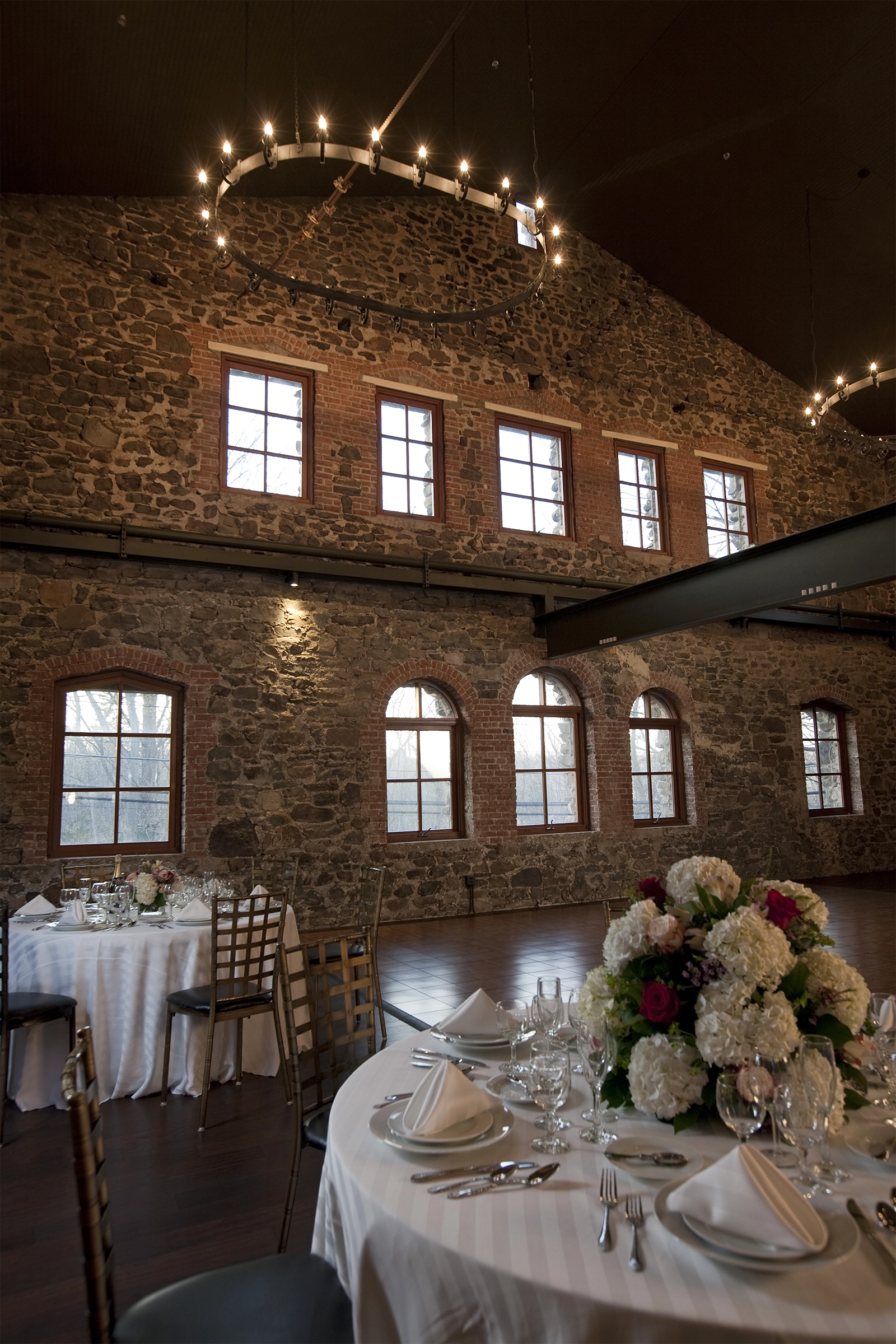 Grand Salon wedding reception space at Brotherhood Winery, a historic Hudson Valley winery wedding venue